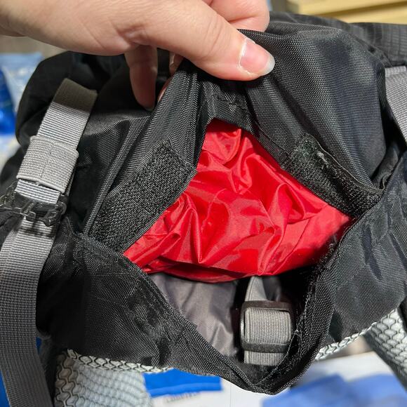 Ozark Trail 45L Montpelier Hiking Travel Backpack Hydration Compatible Black Red - Picture 10 of 12